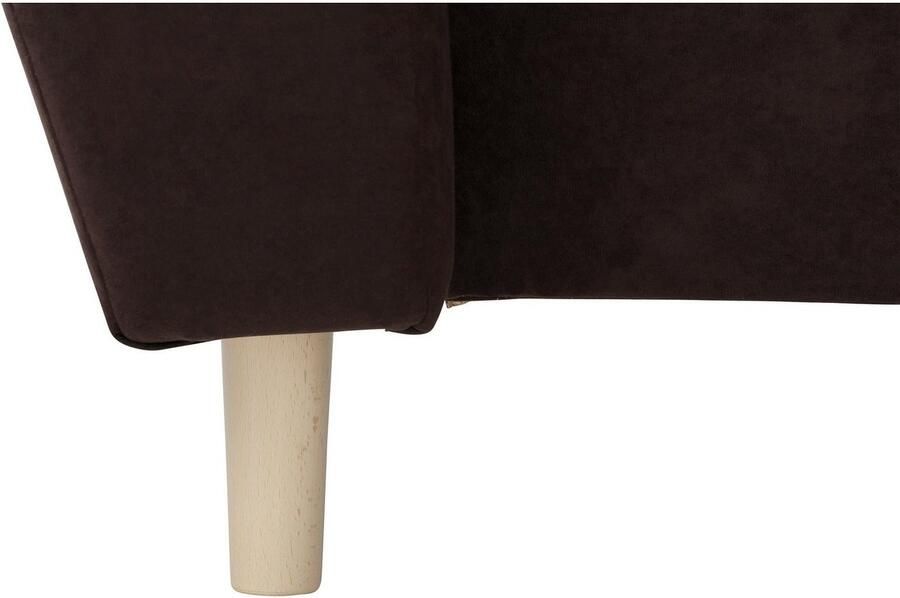 Home affaire Hoekbank Rice L-vorm met bonellverenkern hocker & kussens ottomane aan beide zijden monteerbaar (set) - Foto 5