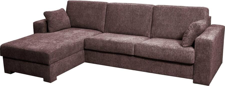 Home affaire Hoekbank Roma "L" slaapfunctie met ondervering Matras hoogte 14 cm ligmaat ca 163x198 cm L-vorm - Foto 13