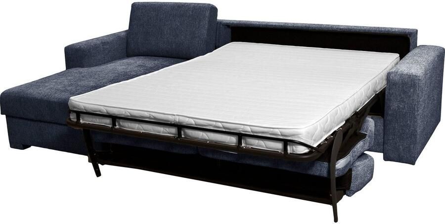 Home affaire Hoekbank Roma "L" slaapfunctie met ondervering Matras hoogte 14 cm ligmaat ca 163x198 cm L-vorm - Foto 6