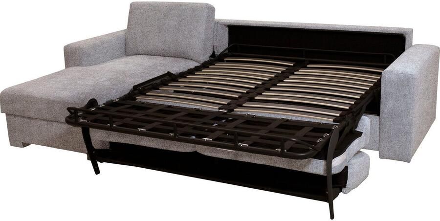 Home affaire Hoekbank Roma "L" slaapfunctie met ondervering Matras hoogte 14 cm ligmaat ca 163x198 cm L-vorm - Foto 5