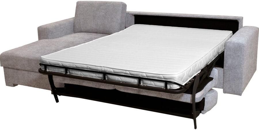 Home affaire Hoekbank Roma "L" slaapfunctie met ondervering Matras hoogte 14 cm ligmaat ca 163x198 cm L-vorm - Foto 6