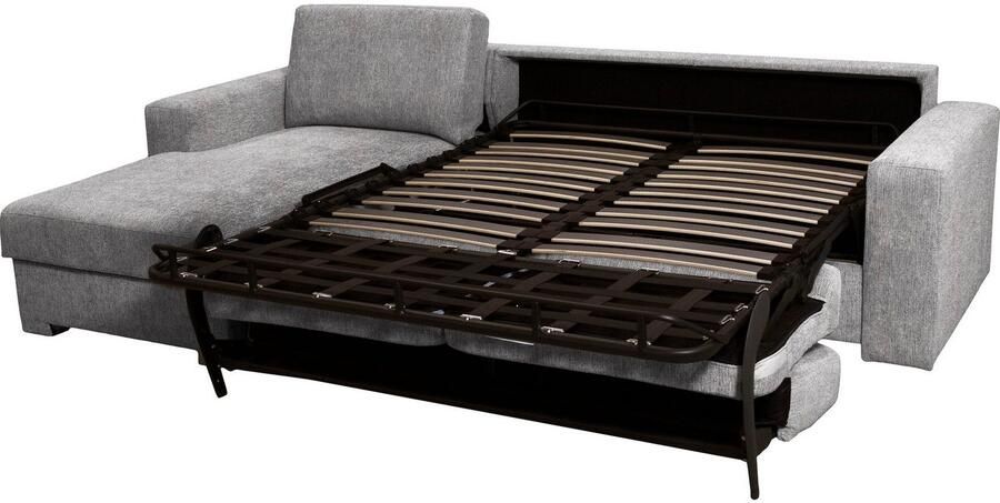 Home affaire Hoekbank Roma "L" slaapfunctie met ondervering Matras hoogte 14 cm ligmaat ca 163x198 cm L-vorm - Foto 6