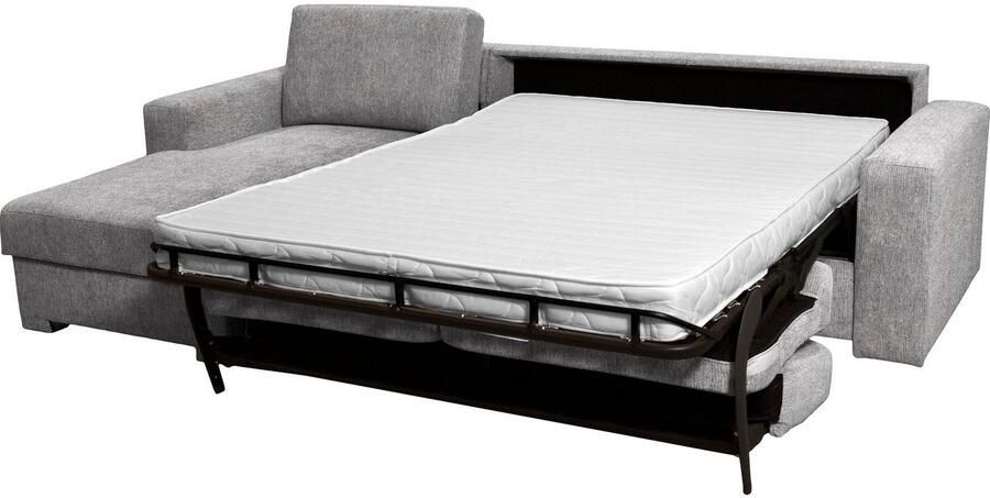 Home affaire Hoekbank Roma "L" slaapfunctie met ondervering Matras hoogte 14 cm ligmaat ca 163x198 cm L-vorm - Foto 7