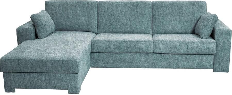 Home affaire Hoekbank Roma "L" slaapfunctie met ondervering Matras hoogte 14 cm ligmaat ca 163x198 cm L-vorm - Foto 12