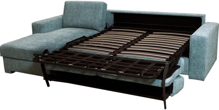 Home affaire Hoekbank Roma "L" slaapfunctie met ondervering Matras hoogte 14 cm ligmaat ca 163x198 cm L-vorm - Foto 6