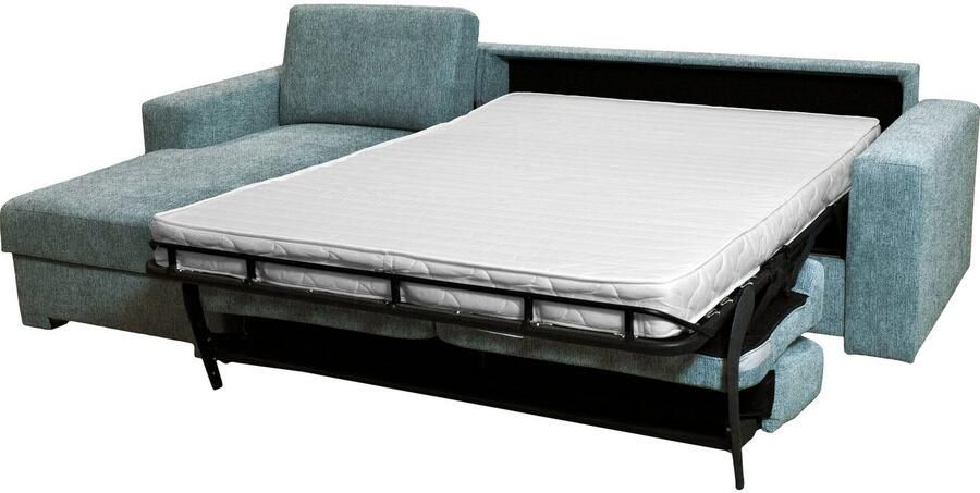 Home affaire Hoekbank Roma "L" slaapfunctie met ondervering Matras hoogte 14 cm ligmaat ca 163x198 cm L-vorm - Foto 7