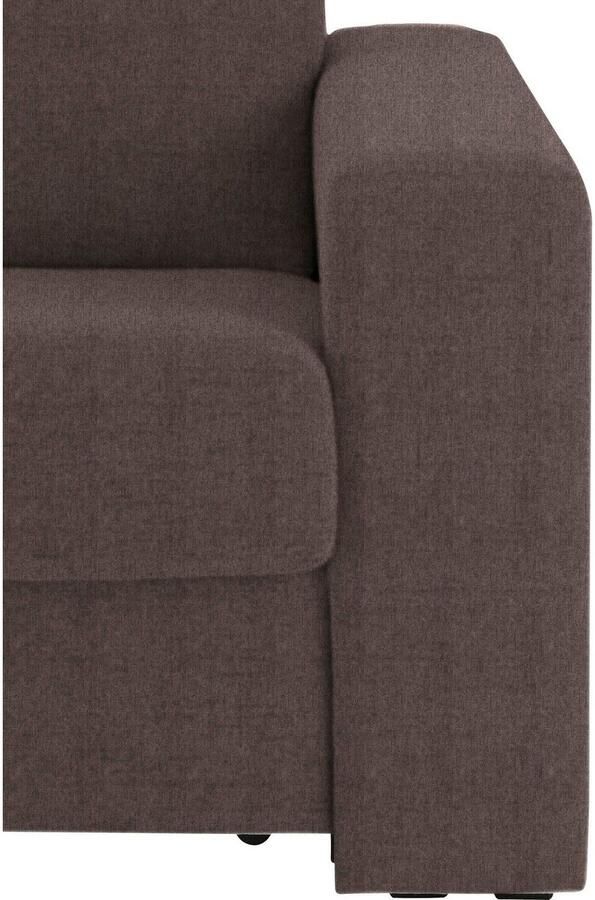 Home affaire Hoekbank Roma "L" slaapfunctie met ondervering Matras hoogte 14 cm ligmaat ca 163x198 cm L-vorm - Foto 3