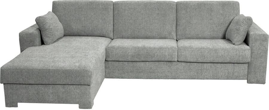 Home affaire Hoekbank Roma "L" slaapfunctie met ondervering Matras hoogte 14 cm ligmaat ca 163x198 cm L-vorm - Foto 10