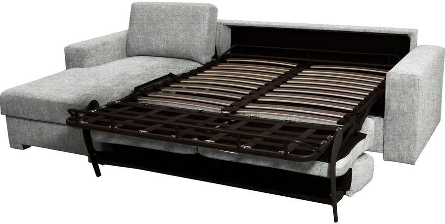 Home affaire Hoekbank Roma "L" slaapfunctie met ondervering Matras hoogte 14 cm ligmaat ca 163x198 cm L-vorm - Foto 5