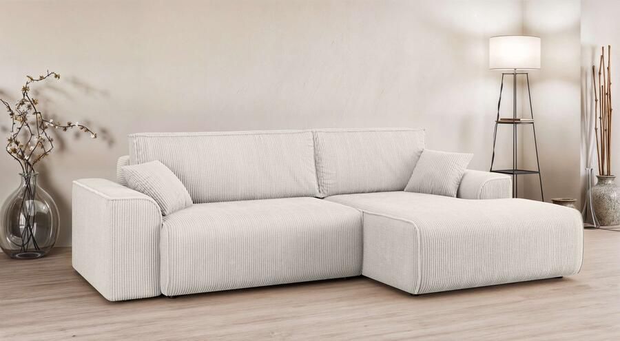 Home affaire Hoekbank Santenay met bedfunctie en bedlade afmetingen: B D H 266 164 90 cm - Foto 8