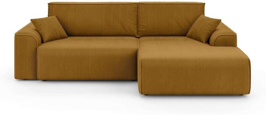 Home affaire Hoekbank Santenay met bedfunctie en bedlade afmetingen: B D H 266 164 90 cm - Foto 7