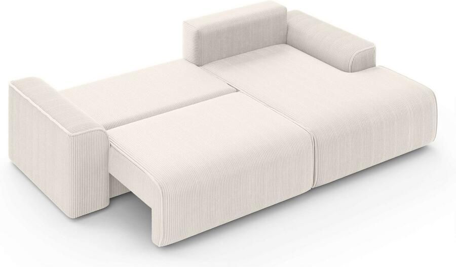 Home affaire Hoekbank Santenay met bedfunctie en bedlade afmetingen: B D H 266 164 90 cm - Foto 3