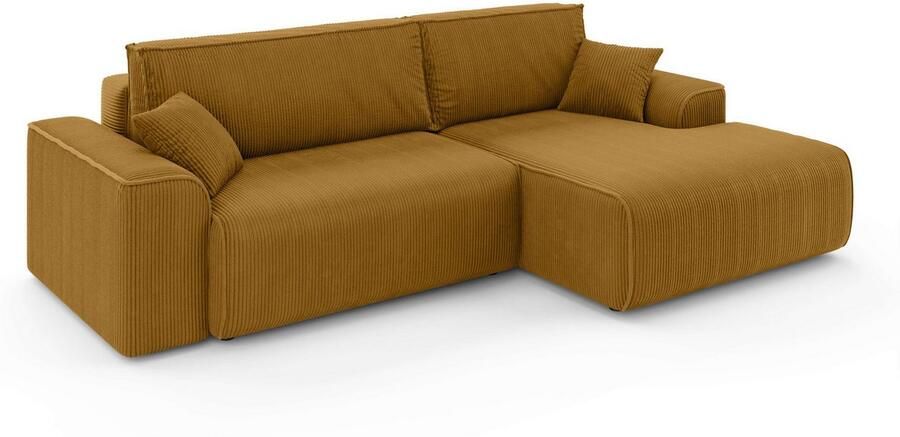 Home affaire Hoekbank Santenay met bedfunctie en bedlade afmetingen: B D H 266 164 90 cm - Foto 5