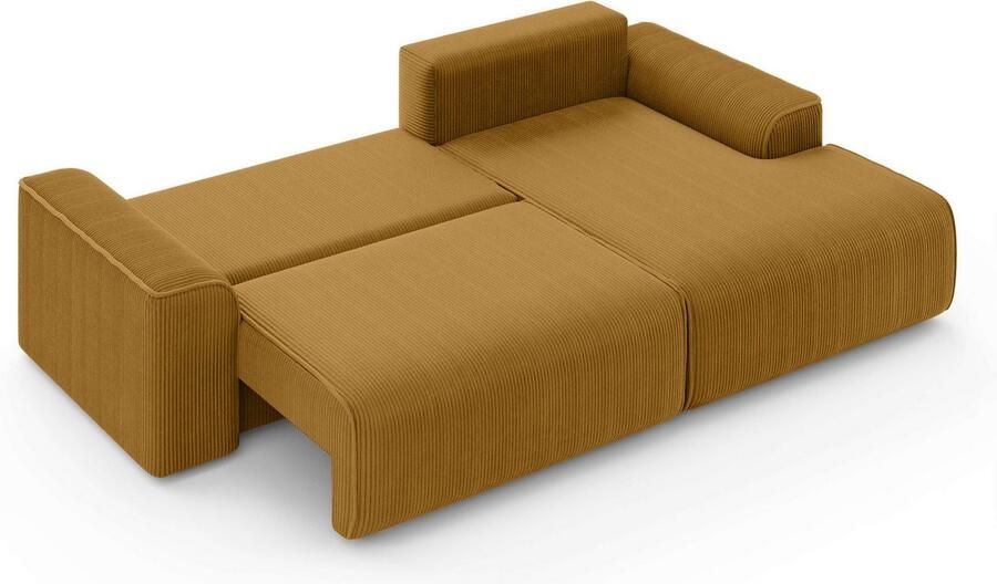 Home affaire Hoekbank Santenay met bedfunctie en bedlade afmetingen: B D H 266 164 90 cm - Foto 3