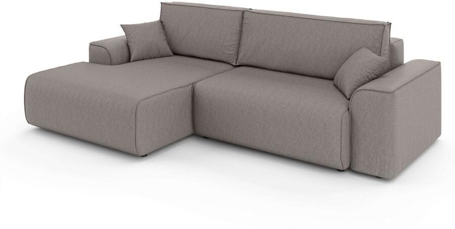 Home affaire Hoekbank Santenay met bedfunctie en bedlade afmetingen: B D H 266 164 90 cm - Foto 5