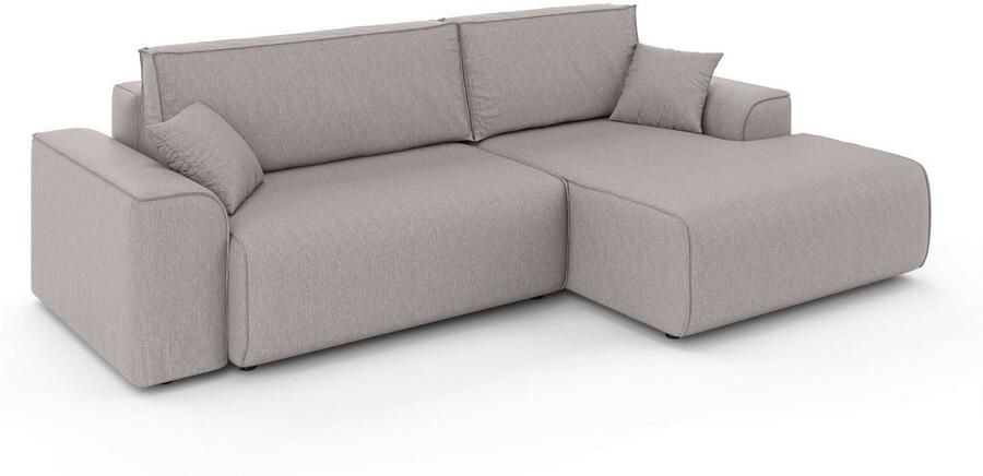 Home affaire Hoekbank Santenay met bedfunctie en bedlade afmetingen: B D H 266 164 90 cm - Foto 5