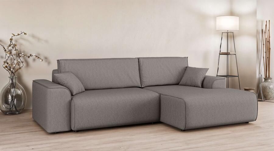 Home affaire Hoekbank Santenay met bedfunctie en bedlade afmetingen: B D H 266 164 90 cm - Foto 8