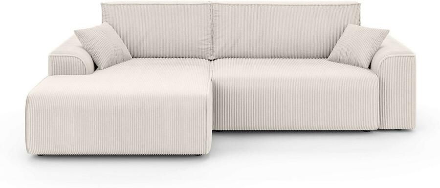 Home affaire Hoekbank Santenay met bedfunctie en bedlade afmetingen: B D H 266 164 90 cm - Foto 6