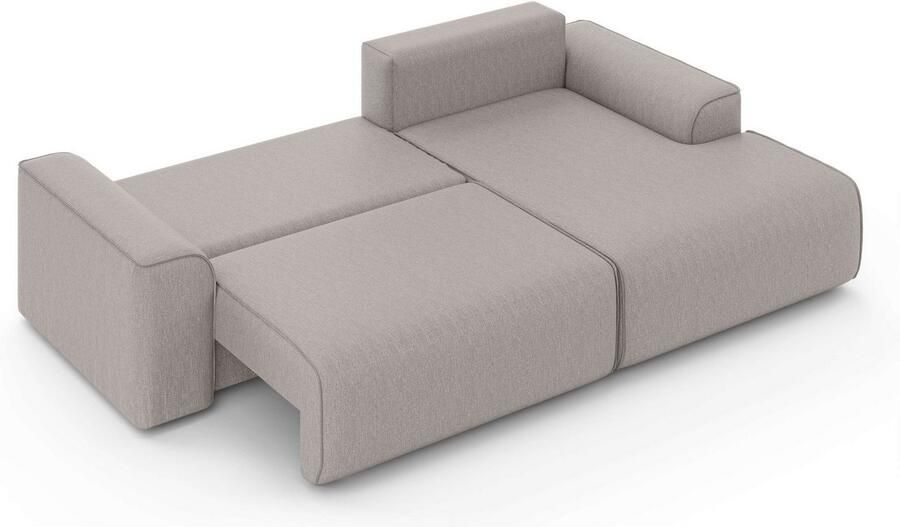 Home affaire Hoekbank Santenay met bedfunctie en bedlade afmetingen: B D H 266 164 90 cm - Foto 3