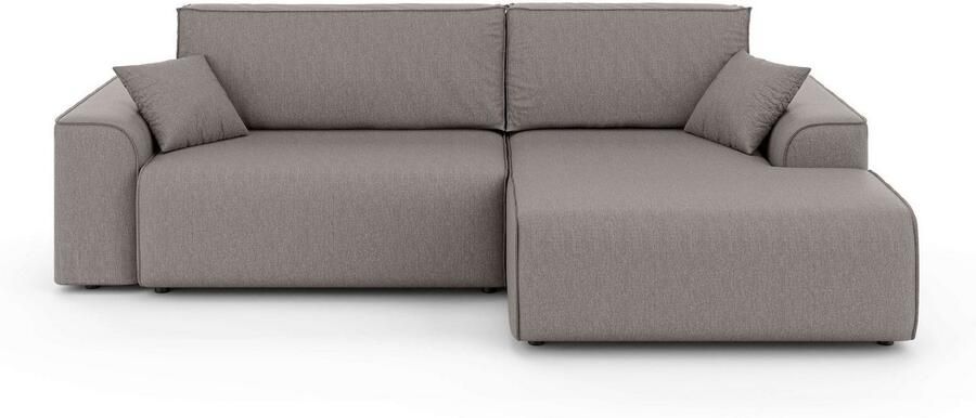 Home affaire Hoekbank Santenay met bedfunctie en bedlade afmetingen: B D H 266 164 90 cm - Foto 7