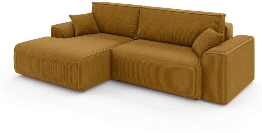 Home affaire Hoekbank Santenay met bedfunctie en bedlade afmetingen: B D H 266 164 90 cm - Foto 5