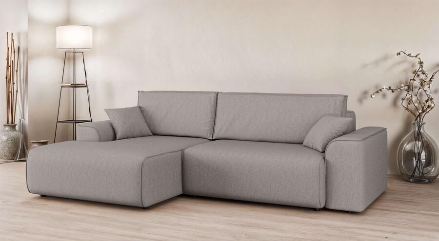 Home affaire Hoekbank Santenay met bedfunctie en bedlade afmetingen: B D H 266 164 90 cm - Foto 8