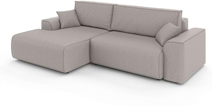 Home affaire Hoekbank Santenay met bedfunctie en bedlade afmetingen: B D H 266 164 90 cm - Foto 5