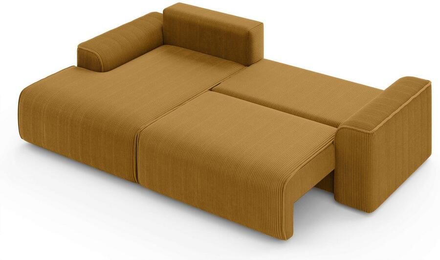 Home affaire Hoekbank Santenay met bedfunctie en bedlade afmetingen: B D H 266 164 90 cm - Foto 3