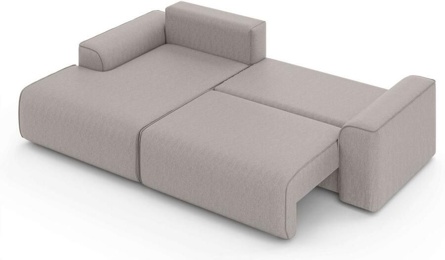 Home affaire Hoekbank Santenay met bedfunctie en bedlade afmetingen: B D H 266 164 90 cm - Foto 3