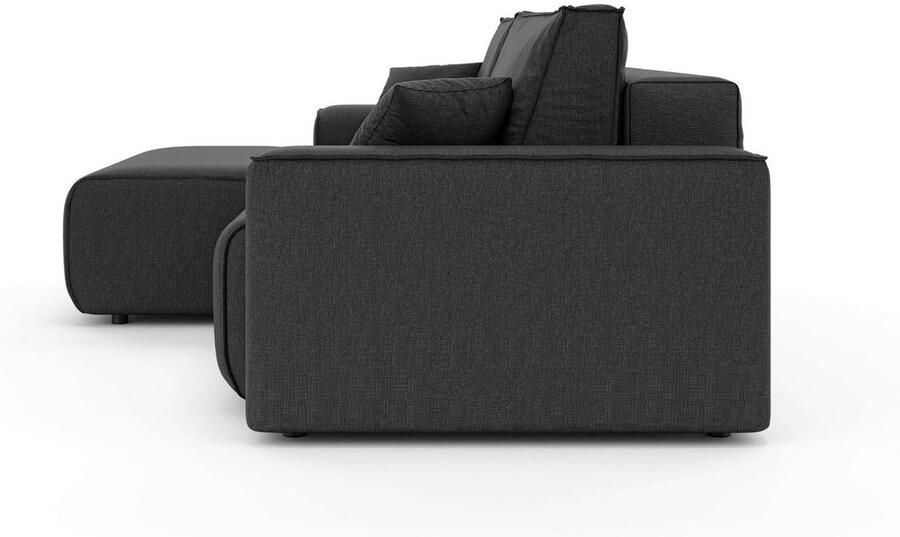 Home affaire Hoekbank Santenay met bedfunctie en bedlade afmetingen: B D H 266 164 90 cm