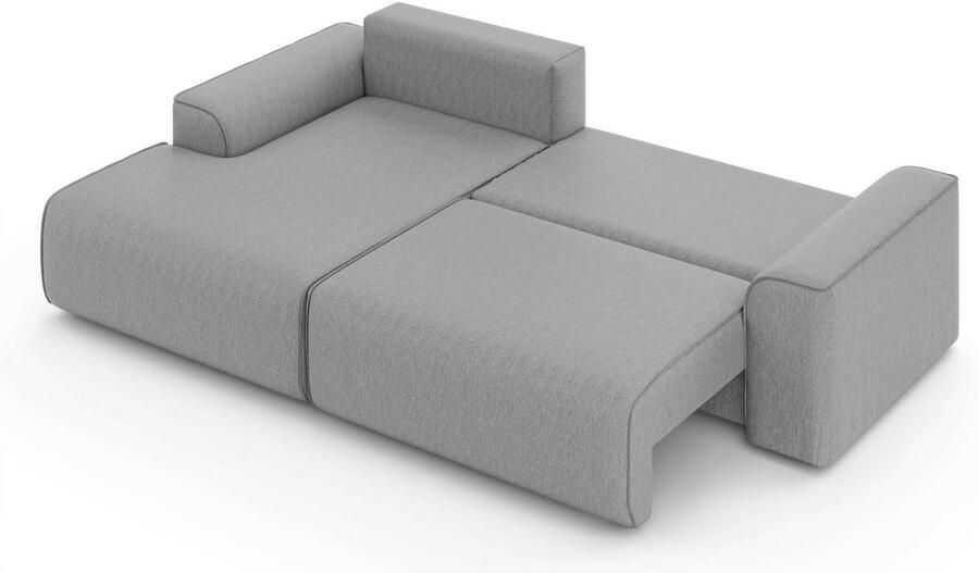 Home affaire Hoekbank Santenay met bedfunctie en bedlade afmetingen: B D H 266 164 90 cm - Foto 3