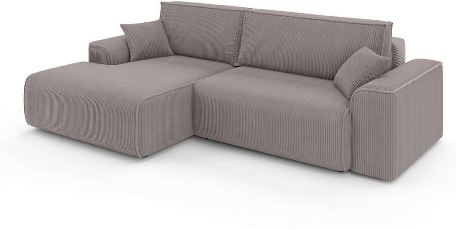 Home affaire Hoekbank Santenay met bedfunctie en bedlade afmetingen: B D H 266 164 90 cm - Foto 5