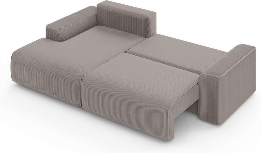 Home affaire Hoekbank Santenay met bedfunctie en bedlade afmetingen: B D H 266 164 90 cm - Foto 3