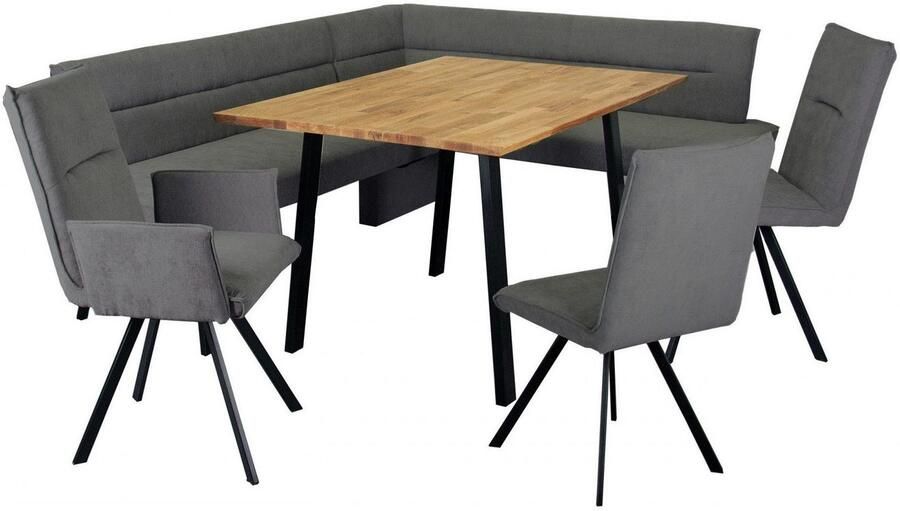 Home affaire Hoekbank Sava met golfvering in de zitting - Foto 4