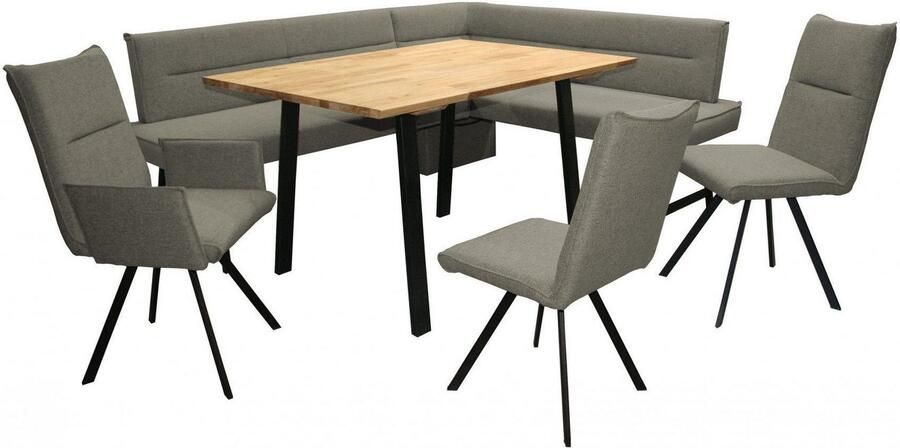 Home affaire Hoekbank Sava met golfvering in de zitting - Foto 4