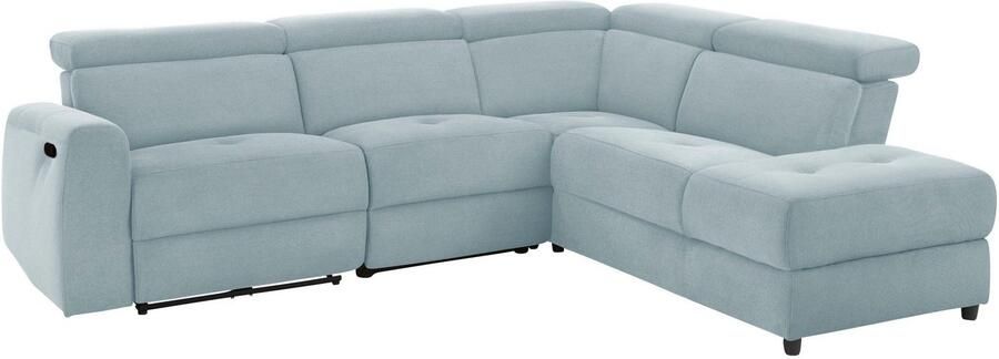 Home affaire Hoekbank Sentrano L-vorm 273 cm man. of electr. relaxfunctie en usb kopverstelling - Foto 6