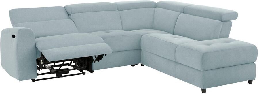 Home affaire Hoekbank Sentrano L-vorm 273 cm man. of electr. relaxfunctie en usb kopverstelling - Foto 5