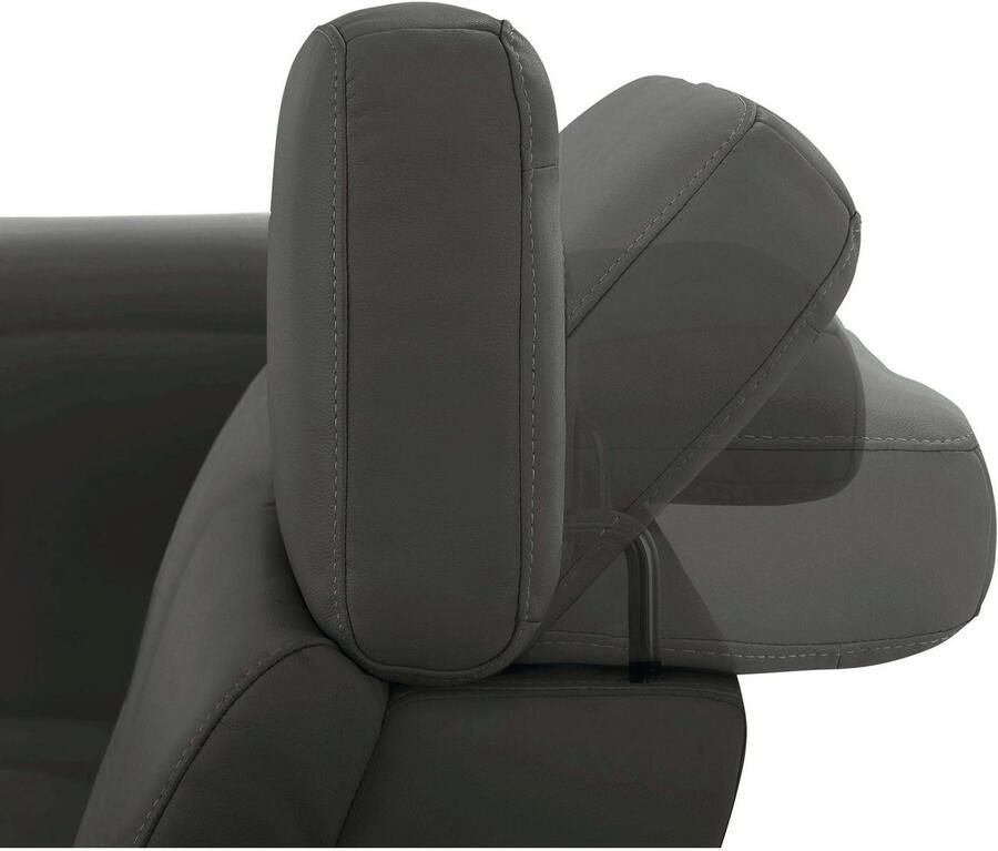 Home affaire Hoekbank Sentrano L-vorm 273 cm man. of electr. relaxfunctie en usb kopverstelling