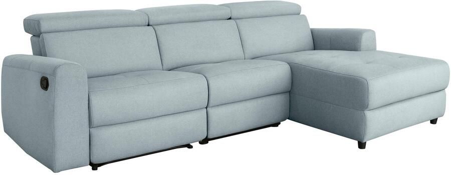Home affaire Hoekbank Sentrano L-vorm 275 cm man. of electr. relaxfunctie en usb kopverstelling - Foto 7
