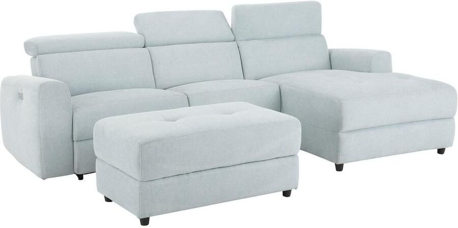 Home affaire Hoekbank Sentrano L-vorm 275 cm man. of electr. relaxfunctie en usb kopverstelling - Foto 14