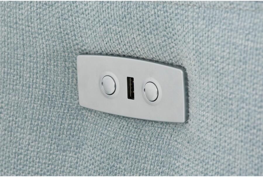 Home affaire Hoekbank Sentrano L-vorm 275 cm man. of electr. relaxfunctie en usb kopverstelling - Foto 8