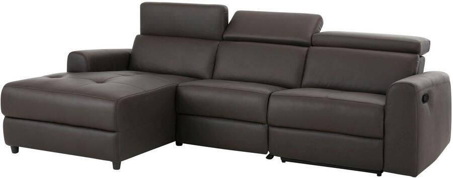 Home affaire Hoekbank Sentrano L-vorm 275 cm man. of electr. relaxfunctie en usb kopverstelling - Foto 10