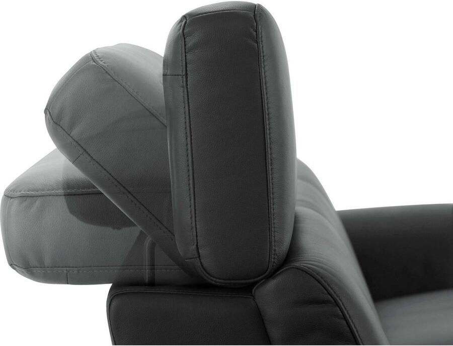 Home affaire Hoekbank Sentrano L-vorm 275 cm man. of electr. relaxfunctie en usb kopverstelling