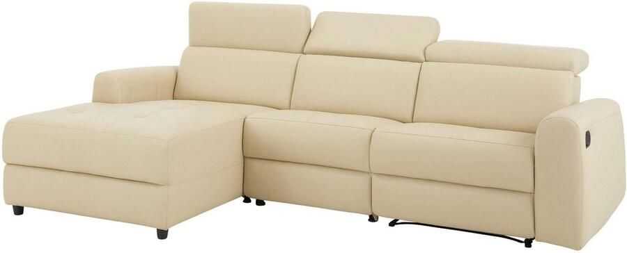 Home affaire Hoekbank Sentrano L-vorm 275 cm man. of electr. relaxfunctie en usb kopverstelling - Foto 6