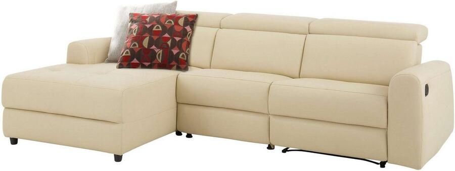 Home affaire Hoekbank Sentrano L-vorm 275 cm man. of electr. relaxfunctie en usb kopverstelling - Foto 8