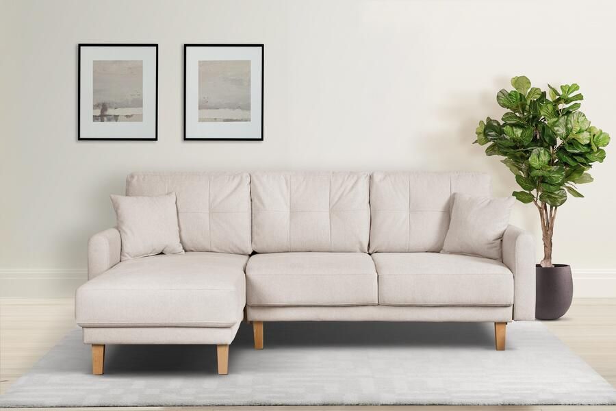 Home affaire Hoekbank TRIPLO optionele slaapbank met bedlade afmetingen B D H: 234 164 89 cm - Foto 6