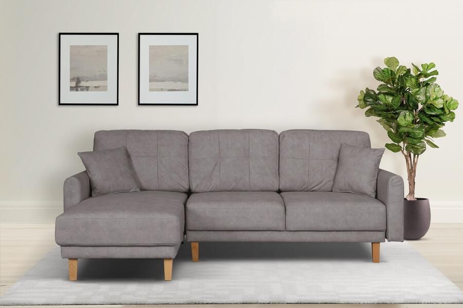 Home affaire Hoekbank TRIPLO optionele slaapbank met bedlade afmetingen B D H: 234 164 89 cm - Foto 7