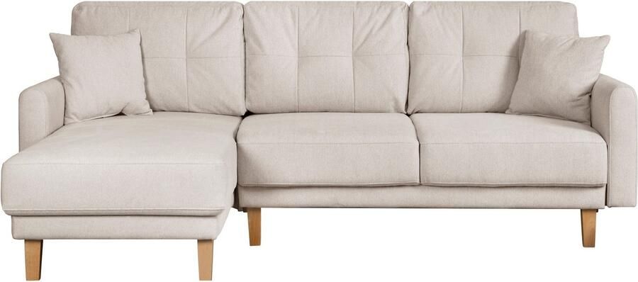 Home affaire Hoekbank TRIPLO optionele slaapbank met bedlade afmetingen B D H: 234 164 89 cm - Foto 3