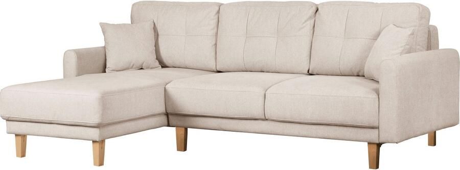 Home affaire Hoekbank TRIPLO optionele slaapbank met bedlade afmetingen B D H: 234 164 89 cm - Foto 5