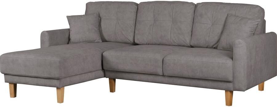 Home affaire Hoekbank TRIPLO optionele slaapbank met bedlade afmetingen B D H: 234 164 89 cm - Foto 6